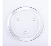 innaGLAS Support pour Bougie Rond VINCENTIA en Verre, Transparent, Ø14 cm - Dessous de Bougie