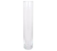 innaGLAS Vase à Poser au Sol Cylindre Sanya Ocean, 50 cm, Ø 10 cm | Transparent - Vase décoratif