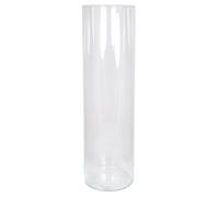 innaGLAS Vase à Poser au Sol Cylindre Sanya Ocean en Verre, Transparent, 70 cm, Ø 19,5 cm - Vase décoratif