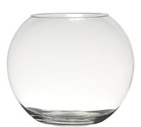 innaGLAS Vase Boule pour Bougies Tobi Earth en Verre, Transparent, 23cm, Ø30cm - Verre à Bougie