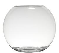 innaGLAS Vase Boule pour Bougies Tobi Earth en Verre, Transparent, 28cm, Ø34cm - Verre à Bougie