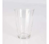 innaGLAS Vase Conique Jenny en Verre, Transparent, 19,5cm, Ø 14cm - Vase décoratif - Vase à Fleurs