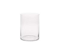innaGLAS Vase Cylindre Sanya AIR en Verre, Transparent, 21,5cm, Ø13,5cm - Vase à Fleurs/Photophore