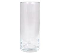 innaGLAS Vase en Verre Cylindre Sanya Ocean, Transparent, 20 cm, Ø 8,5 cm - Vase à Fleurs