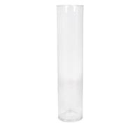 innaGLAS Vase en Verre cylindrique Sanya Ocean, Transparent, 40cm, Ø9cm - Vase décoratif