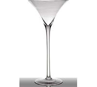 innaGLAS Verre à Cocktail - Verre à Martini Sacha sur Pied, Conique - Rond, Transparent, 90cm, Ø 35cm - Vase à Fleurs - Vase décoratif
