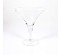 innaGLAS Verre à Cocktail XL - Verre à Martini Sacha, Transparent, 30cm, Ø 25cm - Verre décoratif - Porte-Bougie