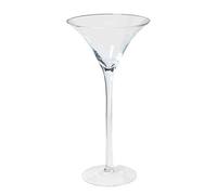 innaGLAS Verre à Martini - Verre à Cocktail Ivana sur Pied, Entonnoir - Rond, Transparent, 50cm, Ø 25,5cm - Vase Haut - Vase décoratif