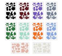 INNAL 20 Patchs de Réparation pour Veste en Duvet Auto-adhésif Patch Reparation Doudoune Patchs de Reparation de Doudoune Patch de Réparation en Nylon Imperméable pour Doudouné Tente(10 Couleurs)