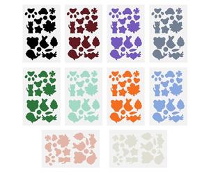 INNAL 20 Patchs de Réparation pour Veste en Duvet Auto-adhésif Patch Reparation Doudoune Patchs de Reparation de Doudoune Patch de Réparation en Nylon Imperméable pour Doudouné Tente(10 Couleurs)