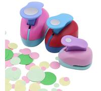 INNAL 3 PCS Mini Perforatrice Rond,Perforeuses à Papier,Perforatrices de Papier Creative,Rayher perforatrice,Coeur Poinçon Fait Main Trou Coe Ur pour Album Scrapbooking DIY,Carte de Voeux