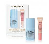 Innbeauty Project Smooth & Bright Coffret cadeau de vacances pour soins de la peau - Gel crème et crème contour des yeux pour hydratation, éclat et cernes