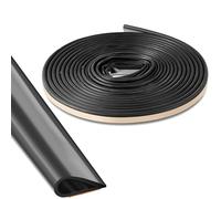 Innconee 1 joint adhésif en caoutchouc de silicone souple pour porte, fenêtre, intérieur ou extérieur, commercial, 1,3 cm de large x 0,6 cm de haut x 6,1 m de long, noir)