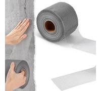 Innconee Ruban adhésif de réparation en fibre de verre gris durable pour réparation de joints de panneaux de ciment de 70 x 10 cm