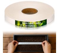 Innconee Ruban adhésif de semences solubles dans l'eau - 30 m - Ruban de plantation de fleuriste - Se dissout rapidement dans l'eau - Outils de jardinage pour planter des légumes, des graines, des