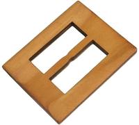 INNER 5CM 2/20PCS Boucle de Ceinture Carrée en Bois pour Dames Femmes Sangle de Sac Boucles de Taille Pince à Foulard en Soie T-Shirt Pinces à Cravate Pantalon Robe-A Intérieur 5 cm Extérieur 10 cm-Ta