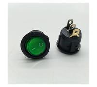 Inner copper ship type switch KCD1-105N three pin with light, 2nd gear circular switch hole 20MM NWPNLXEA(5,250v)