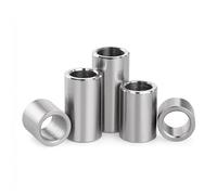 Inner Diameter 17mm 18mm 20mm 304 Stainless Steel Sleeve Bushing Bearing Waterproof and Rustproof High Intensity(17x20x10-5Pcs)