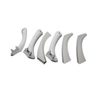 Inner Door Armrest Panel Pull Trim Cover Compatible For BMW 3 Series E90 E91 328 LHD RHD Car Styling Beige Black Left Right Interior Handle(Gray RHD)