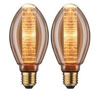 Inner Glow Edition Kit Ampoules LED E27 230V 2x230lm 2x4W 1800K Doré sphérique Doré G