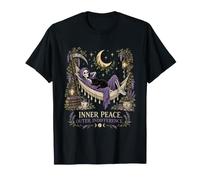 Inner Peace Outer Indifference Squelette Dark Humour T-Shirt
