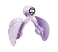 Inner Thigh Muscle Trainer - Anti-Slip Leg and Pelvic Floor Exerciser with Countable Button Battery , Ideal for Postpartum Recovery, Hip and Thigh Workout Tool, Comfortable Exercise Equipment f