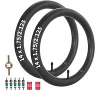 Inner Tube 14 X 2.125 Compatible With 14 X 1.75/1.9/1.95/2.10/2.125 Mountain Bike Inner Tube With Schrader Valve 32 Mm-2 Pack