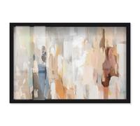 Inner World II Shadowbox Décoration murale bohème par Art Remedy, cadre noir, 38,1 x 25,4 cm