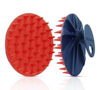 INNERNEED Brosse magnétique en silicone pour le lavage des cheveux - Poils doux et épais, brosse à shampooing de la taille de la paume pour massage du cuir chevelu humide ou sec, améliore la