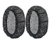 INNERNEED Lot de 2 filets exfoliants en éponge pour le bain, luffa rugueux, uniquement pour brosse corporelle en silicone INNERNEED (étui noir)