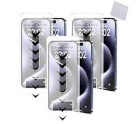 Innerous Film de protection d'écran de luxe en verre blindé pour iPhone 16/15/14/13/12/11 Pro XS Plus, 4K HD anti-espion, sans poussière, sans bulles, couverture complète (Privacy *3,13/13pro/14)