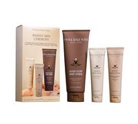 INNERSENSE - Cérémonie de la peau radieuse | Gommage corporel (200 g) + nettoyant + lotion (56,7 g chacun) | Hydrate, ferme, rafraîchissant | Pour homme et femme, non toxique, sans cruauté envers les