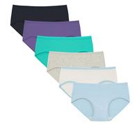 INNERSY Culotte pour Adolescente Fille Coton Doux Ado 8 à 16 Ans Lot de 6 | Slips Filles Élastiques, Culottes Adolescentes Classiques, Sans Étiquette, Entrejambe 100% Coton, Sport et Confort Quotidien
