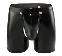 Innerternet G-string Sous-vêtements pour homme Plage Maillots de bain Bretelles Pantalon de cyclisme Court Sexy Mankini Tanga, Schwarz, XXXXXL