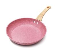 Innerwell Poêle à Frire Granit Antiadhésive 24 cm, Rose