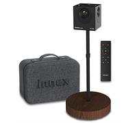 Innex Cube Caméra de Visioconférence à 360 Degrés avec Modes d'Affichage IA, Deux Micros Omnidirectionnels, Télécommande, Webcam 4K Plug and Play pour Zoom, Microsoft Teams, Salle de Réunion