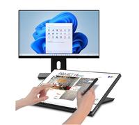 Innex Ideao Hub 24" QHD Interactive 10-Point écran Tactile, USB-C avec PD, HDMI, VGA. Tactile Capacitif Projeté avec Stylet Actif MPP2.0 & Support Ergonomique, et Haut-parleurs, 10-Port Connectivité