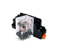 Innfeeltech 1 Pcs AC 220V relais électromagnétique de puissance avec, 8 Pin 5A Relais de bobine avec socle HH62P