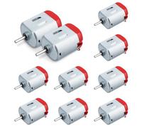 Innfeeltech 10 PCS micro moteur à courant continu petit moteur à courant continu mricor 130 DC 3V - 5V 23000rpm pour les jouets de bricolage et les expériences scientifiques