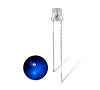 Innfeeltech 100pcs 3mm bleu tête concave LED Diode lampe DC 2.7V ~ 3.4v 20ma 3mm Electronic Emission element LED ampoule