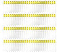 Innfeeltech 100pcs 5mm jaune LED Diode lampe DC 1.9V~2.1V 20ma 5mm Electronic Emission element diode électroluminescente LED ampoule