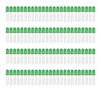 Innfeeltech 100pcs 5mm vert LED Diode lampe DC 1.9V~2.1V 20ma 5mm Electronic Emission element LED LED ampoule