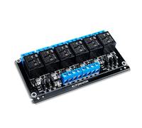 Innfeeltech 1pcs DC 12V module relais 6 canaux relais avec optocoupleur niveau haut ou bas carte d'extension de déclenchement