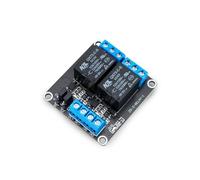 Innfeeltech 1pcs DC 5V module relais 2 canaux avec couplage optique haut ou bas niveau trigger carte d'extension