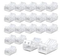 Innfeeltech 20 Pcs Strip Connector Wire Connecteur rapide pour 8MM 2 Pin LED Light, Câble Strip à LED Light Srtip