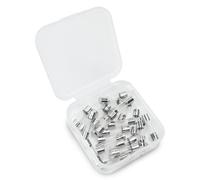 Innfeeltech 25pcs fusible en verre soufflé lentement 5 * 20mm 250V 2a Kit combiné de fusible de tube lent