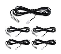 Innfeeltech 5 sondes de capteur de température numérique étanche 2m NTC 100K ohm 3950 1%