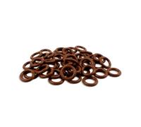 Innfeeltech 50 Pcs joints toriques en caoutchouc fluor, 7 * 1.5mm joints toriques d'étanchéité pour lave-linge, robinetterie et plomberie dans la cuisine et la salle de bain