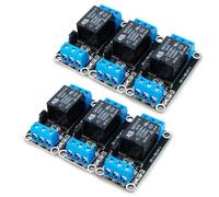 Innfeeltech 6pcs DC 5V module relais 1 canal avec carte d'extension de déclenchement de haut ou bas niveau de couplage optique
