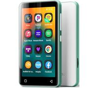 Innioasis 16Go Lecteur MP3 avec Bluetooth et WiFi, Lecteur de Musique Mp3 et Mp4 ave Spotify,Spotify Kids, Tidal, Deezer, Lecteur Vidéo à écran Tactile 4 Pouces 1080P Vert et Blanc